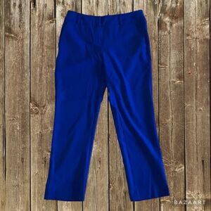 New York & Company Crop Pants Dark Blue Size 4